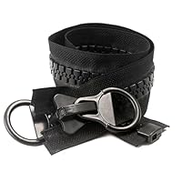 タッパー 黒　Lサイズ シルバー（ホワイトブロンズ）(C5)｜YKK®ファスナーEXCELLA